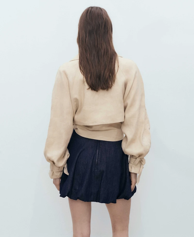 Mango Women's Balloon Denim Skirts