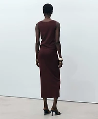 Mango Women's Knot Detail Knitted Skirts