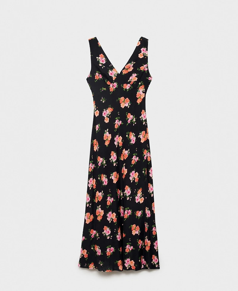 Mango Women's Floral Midi Dress