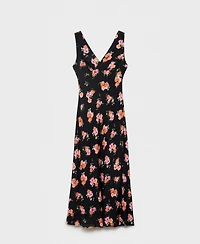 Mango Women's Floral Midi Dress