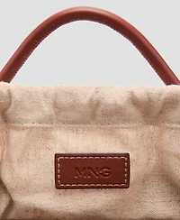 Mango Women's Mini Shopper-Style Shoulder Bag