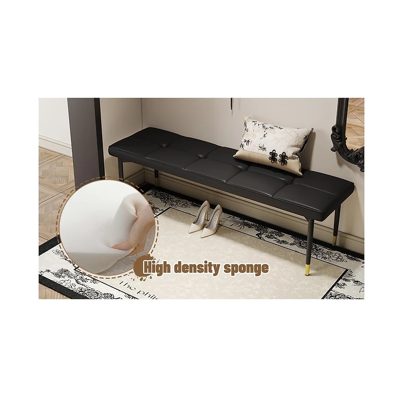 Streamdale Pandora Stone Dining Table Set with Benches Modern Luxury for Your Home