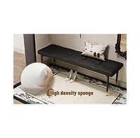 Streamdale Pandora Stone Dining Table Set with Benches Modern Luxury for Your Home