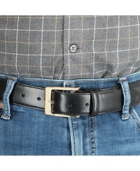 Trafalgar Men's Cornelius 35mm Cortina Leather Dress Belt