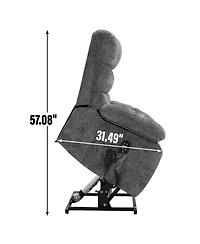 Streamdale Electric Lift Recliner Chair with Heat, Massage, & Infinite Positions (up to 350lbs)