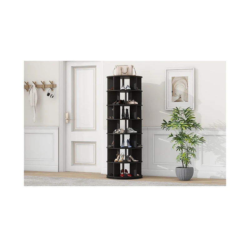 Streamdale Rotating Shoe Tower, 7-Tier Spin Rack
