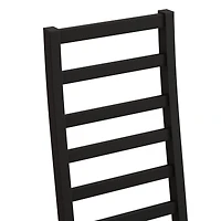 Streamdale Modern Metal Dining Chairs, Set of 2 (Black)