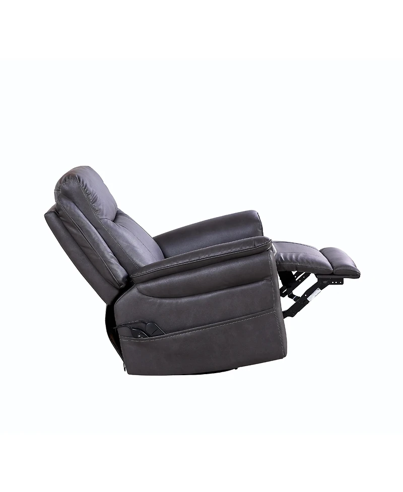 Streamdale Okra Motor Rocking and 240 Degree Swivel Single Sofa Seat recliner Chair Infinite Position