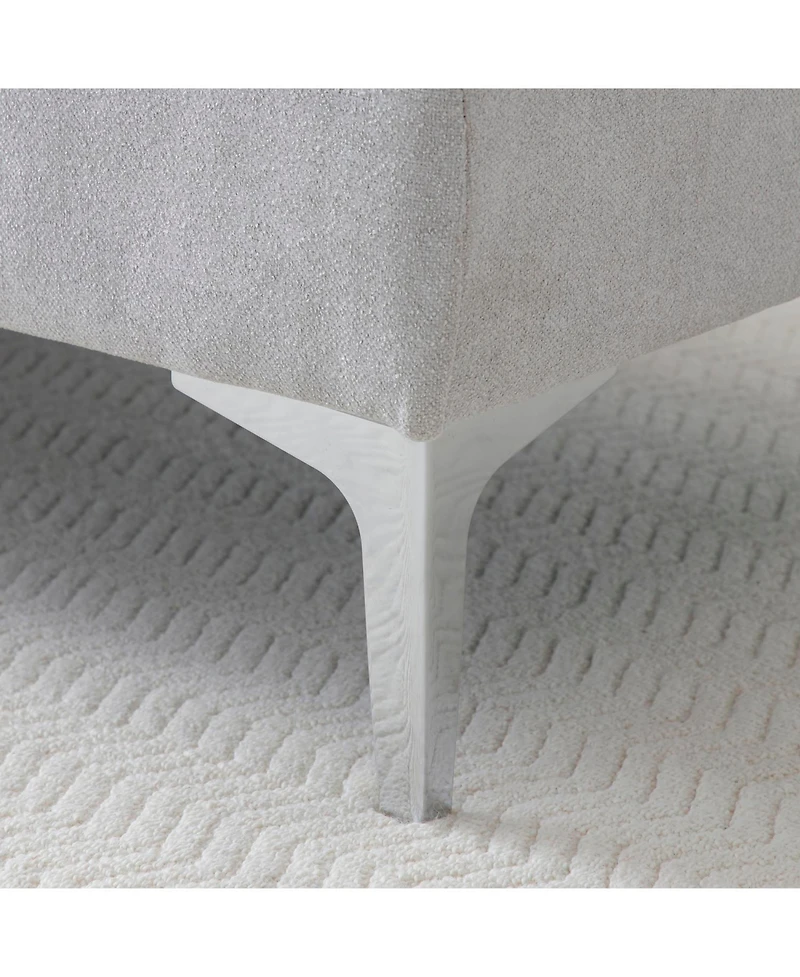 Streamdale 55" Chaise Lounge Sofa Left Armrest, Pillow, Tufted