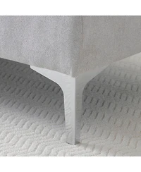 Streamdale 55" Chaise Lounge Sofa Left Armrest, Pillow, Tufted