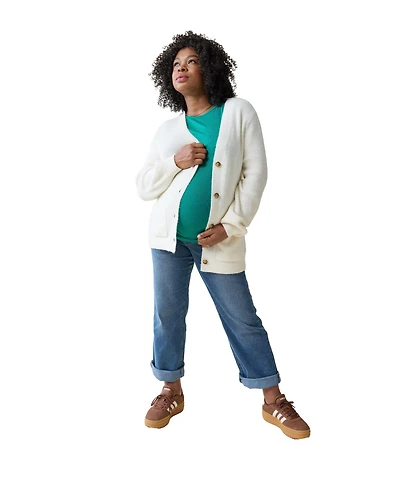Ingrid + Isabel Maternity Button Front Cardigan Sweater