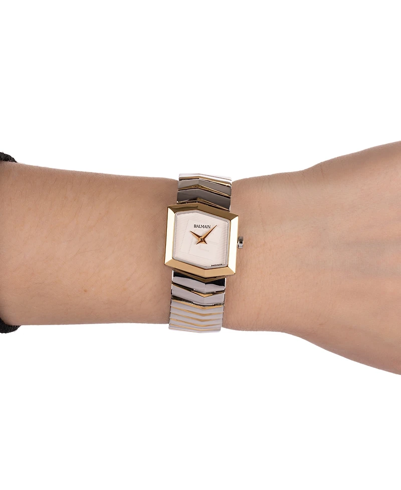 Balmain Women's Swiss Teffetas Two-Tone Stainless Steel Bracelet Watch 35mm