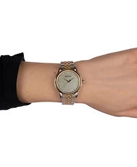 Balmain Women's Swiss Beleganza Diamond (1/20 ct. t.w.) Two-Tone Stainless Steel Bracelet Watch 32mm