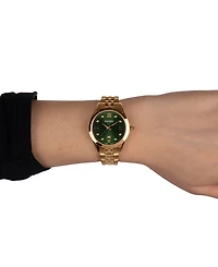 Balmain Women's Swiss Classic R Diamond Accent Gold Pvd Stainless Steel Bracelet Watch 30mm