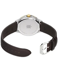 Certina Men's Swiss Ds-8 Brown Leather Strap Watch 40mm