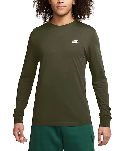 Nike Men's Long Sleeve Sportswear Club T-Shirt
