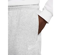 Nike Men's Cuffed Brushed Fleece Logo Sweatpants