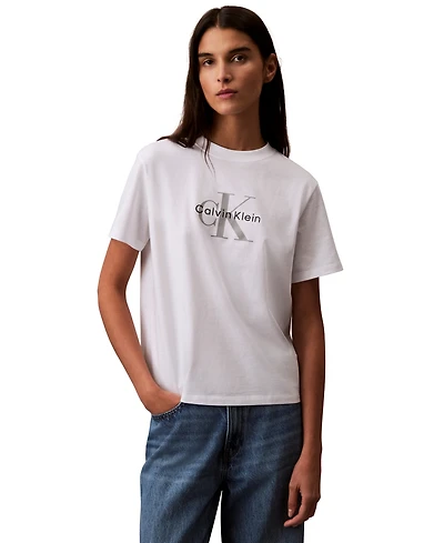 Calvin Klein Jeans Women's Monogram Logo T-Shirt