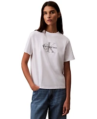 Calvin Klein Jeans Women's Monogram Logo T-Shirt