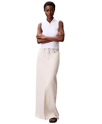 Calvin Klein Jeans Women's Sleeveless Quarter Zip Top
