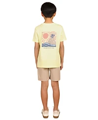 B By Brooks Brothers Big Boys Sun's Out Graphic T-Shirt
