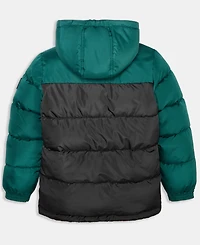 Reebok Big Boys Color Blocked Promo Long Sleeve Puffer Jacket