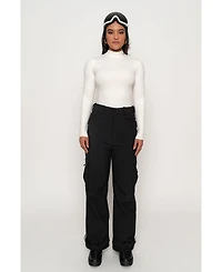 Jluxlabel Women's Turtleneck Long Sleeve Top
