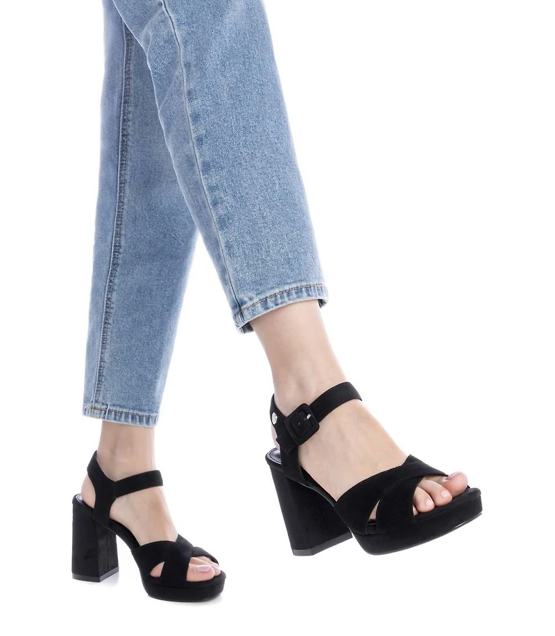 Women's High Heel Ankle Strap Sandals Refresh By Xti