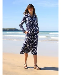 Celtic & Co. Women's Slub Jersey Shirt Midi Dress