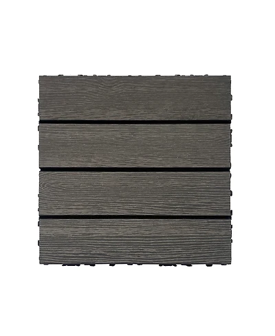 Streamdale Interlocking Wpc Deck Tiles (20pcs)