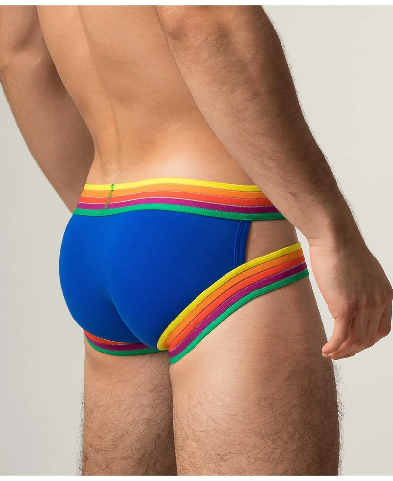 Rounderbum Men's Rainbow Rush Holster Brief