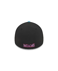 New Era Men's Black Miami Marlins 2025 City Connect 39THIRTY Flex Hat