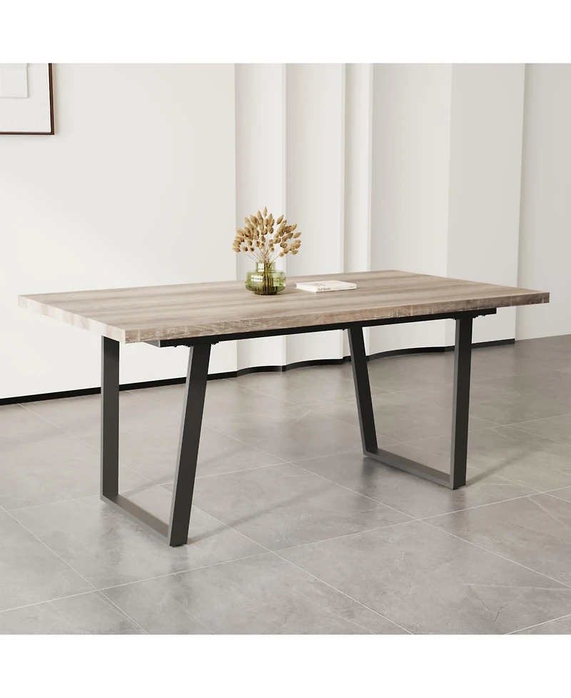 Streamdale Modern 6-Person Dining Table (62.9