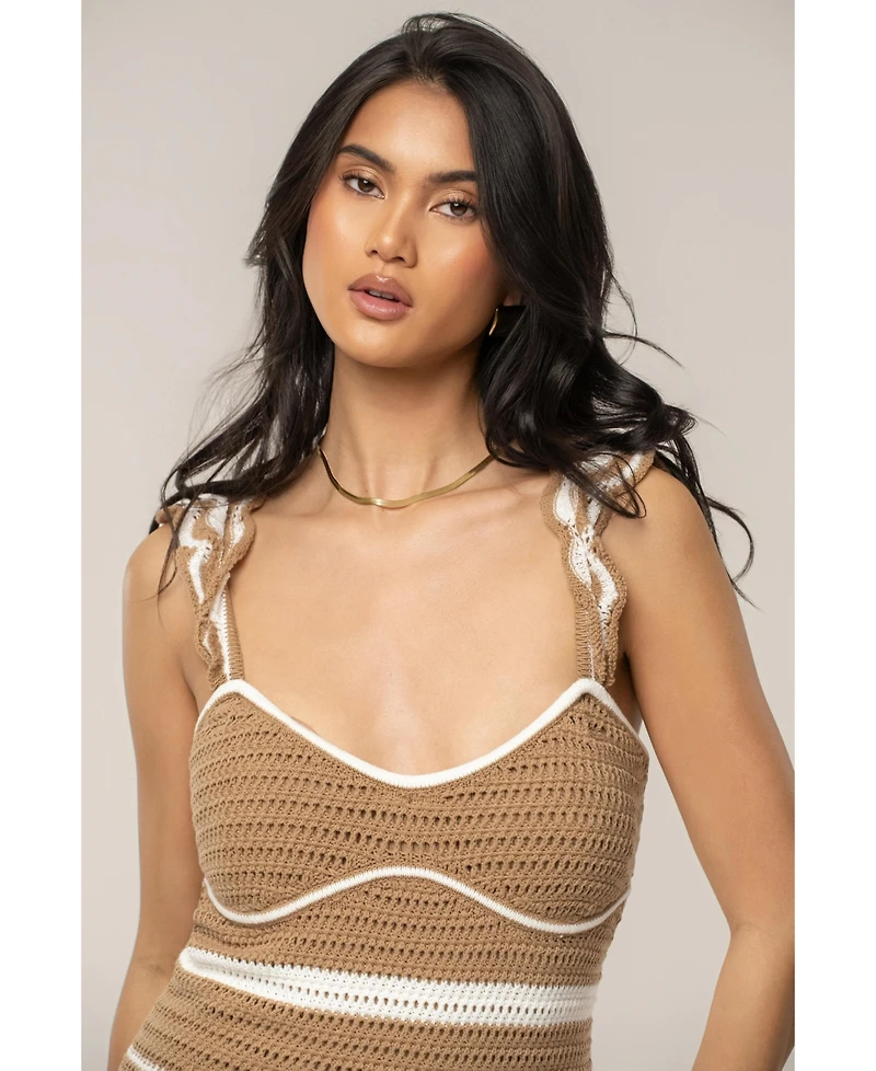 Jluxlabel Women's Norina Striped Midi Dress