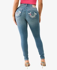 True Religion Women's Jennie I Love Skinny Zipper Jeans