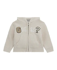 Guess Baby Boys Hooded Long Sleeve Zip-Up Sweater