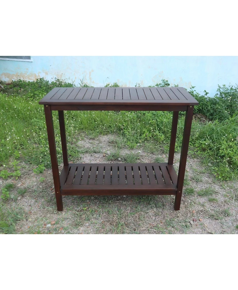 Streamdale Acacia Console Potting Table