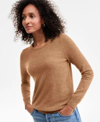 Charter Club Womens Long Sleeve 100 Cashmere Crewneck Sweater Pxs Xxl Macys Exclusive