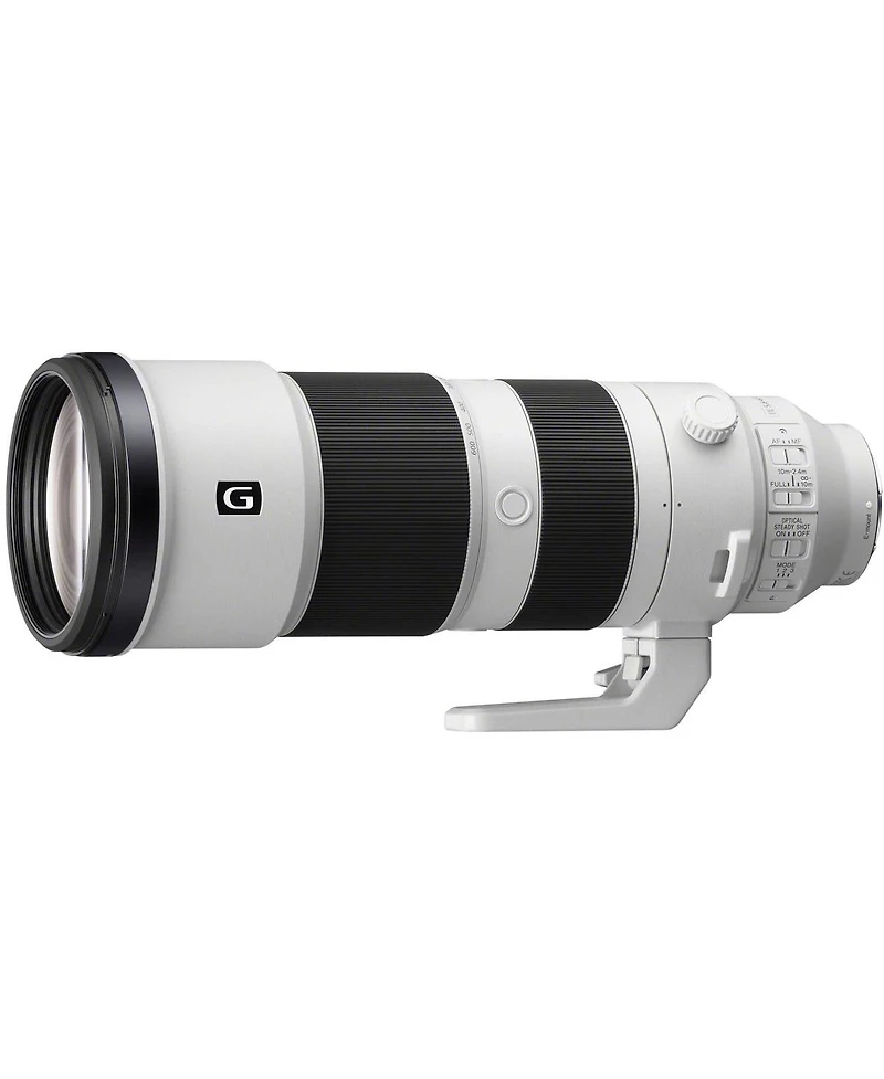 Sony Fe 200-600mm f/5.6-6.3 G Oss Lens for Sony E, Bundle with Takama 3-Section Aluminum Video Tripod with Fluid Head