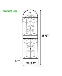 Streamdale 4 Pack 71" Garden Trellis - Climbing Plant Support