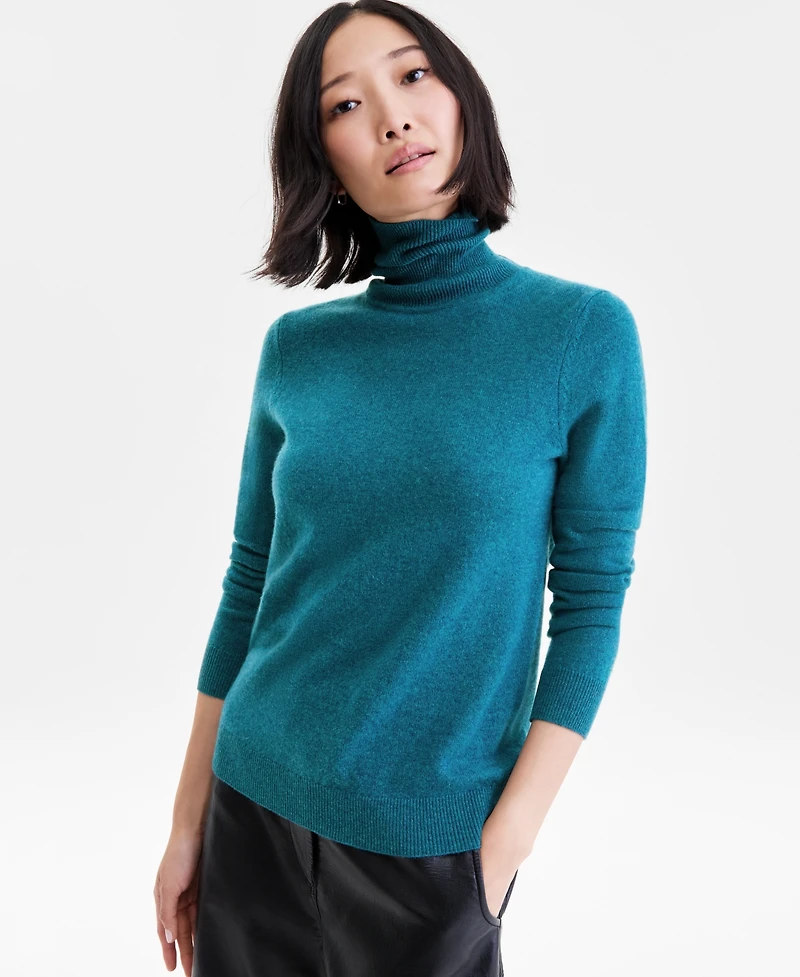 Charter Club Women's 100% Cashmere Turtleneck Sweater, Macy's Exclusive