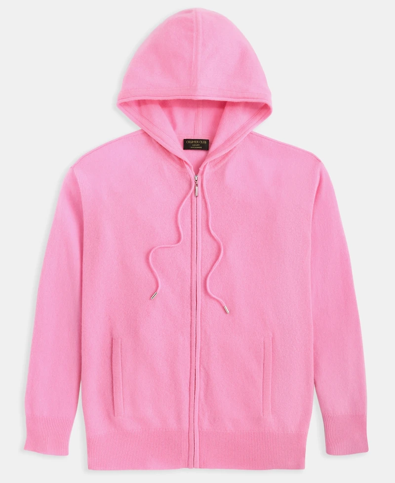 Charter Club Women's 100% Cashmere Zip Hoodie, Macy's Exclusive