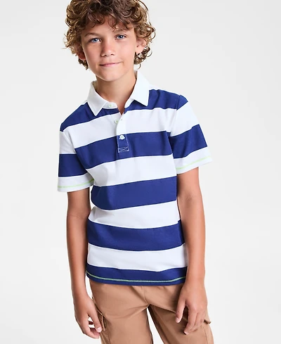 Epic Threads Little & Big Boys Striped Rugby Polo Shirt, Exclusively at Macy's