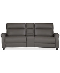 Thandler 3-Pc. Leather Sofa with 2 Power Recliners and 1 Storage Console, Exclusively at Macy's