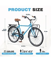 Streamdale 7-Speed Vintage Style Bike