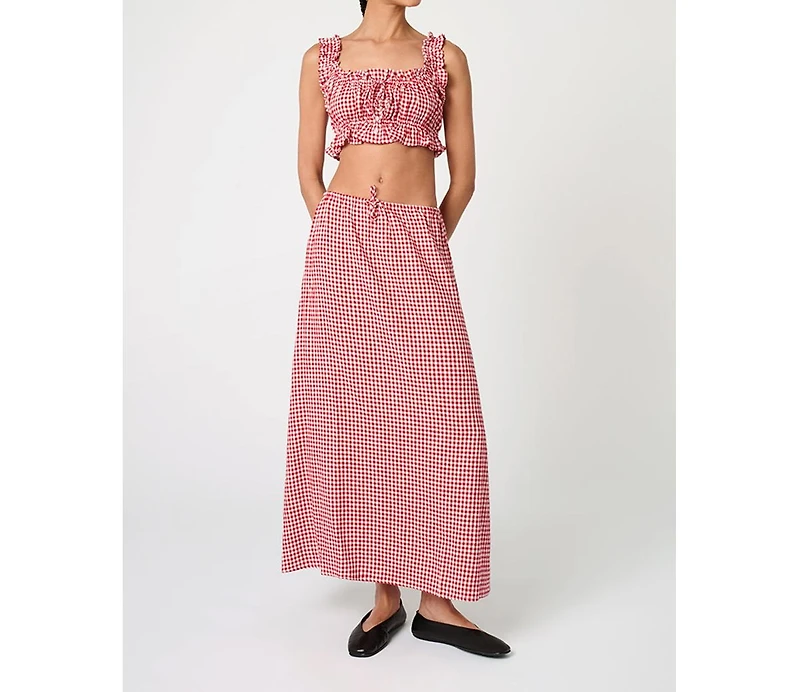 WeWoreWhat Women's Tie Waist Skirt