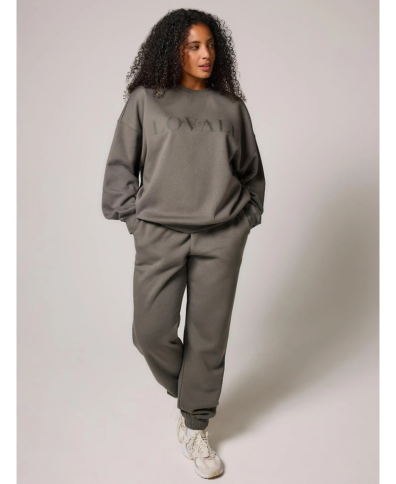 Lovall Women's All Szn Organic Cuffed Jogger