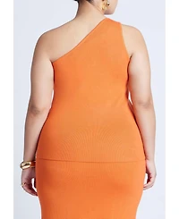 Eloquii Women's Hardware Detail Sweater Tank