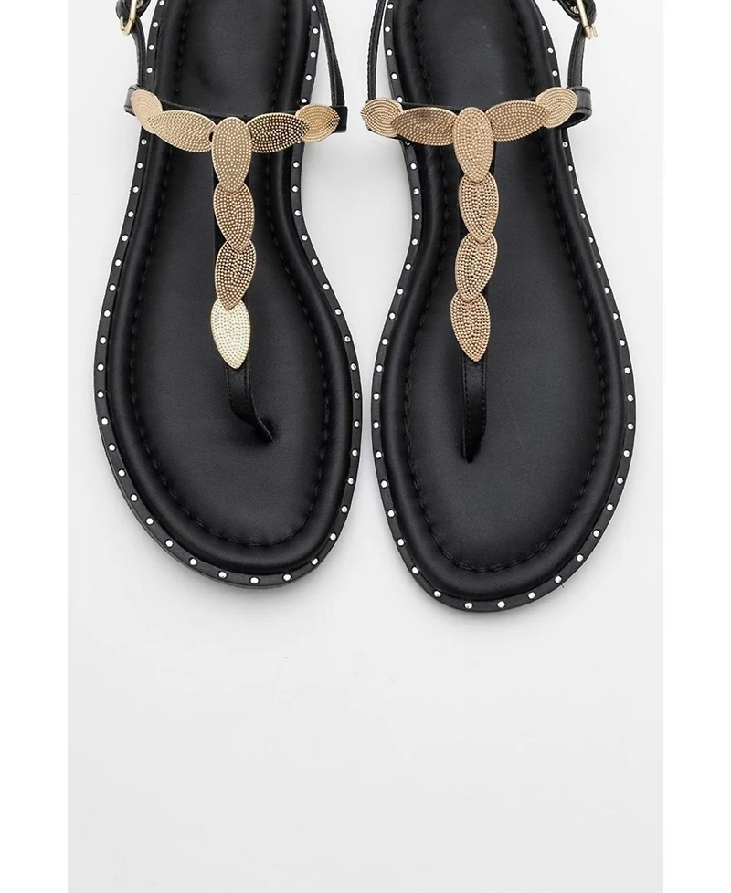 Marea Leather Flat Sandal (Women)