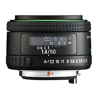 Pentax Hd Fa 50mm f/1.4 Lens, Black